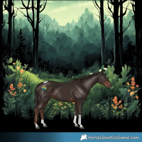 Horse Color:Liver Chestnut Tobiano 