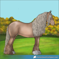 Horse Color:Liver Chestnut Pearl Mushroom 