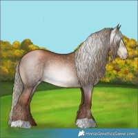 Horse Color:Gray Liver Chestnut Pearl Mushroom 