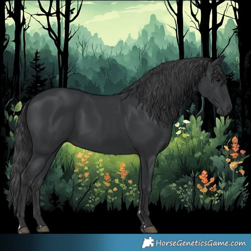 Horse Color:Black 