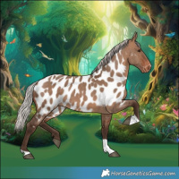 Horse Color:Silver Brown Dun Tobiano Appaloosa 