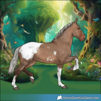 Horse Color:Silver Brown Dun Tobiano Appaloosa 