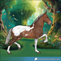 Horse Color:Silver Bay Tobiano Appaloosa Rabicano 