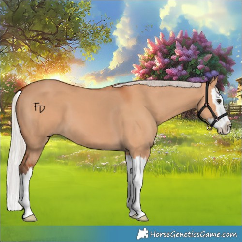 Horse Color:Silver Bay Dun Splash 