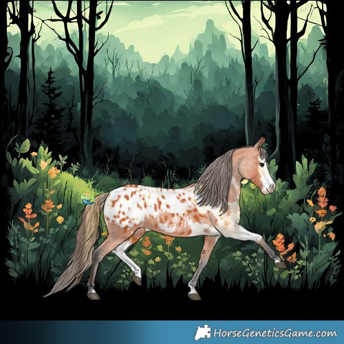 Horse Color:Buckskin Sabino Splash Blanket  and Bay Sabino Splash Blanket 