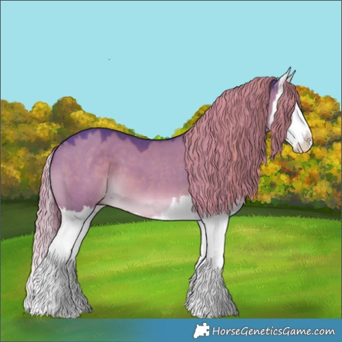 Horse Color:Watercolor Liver Red Dun Splash 