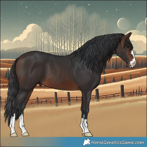 Horse Color:Brown 