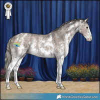 Horse Color:Liver Red Dun Mushroom Sabino Brindle