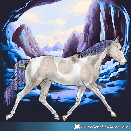 Horse Color:Painted White Spotted Liver Red Dun Ice Mushroom Tobiano 