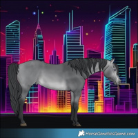 Horse Color:Bay Chinchilla 