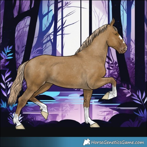 Horse Color:Chocolate Palomino Dun Appaloosa 