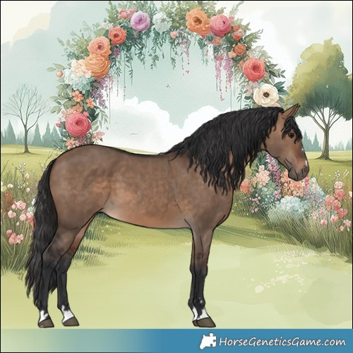 Horse Color:Brown Dun 