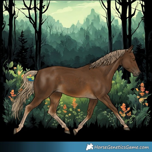 Horse Color:Chocolate Palomino