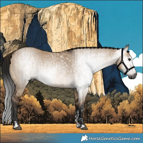 Horse Color:Gray Brown Dun Tobiano  and Gray Brown Dun 