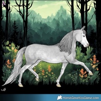 Horse Color:Silver Brown Chinchilla Dun Splash 