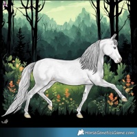 Horse Color:Silver Classic Champagne Chinchilla Dun Sabino Splash Rabicano 