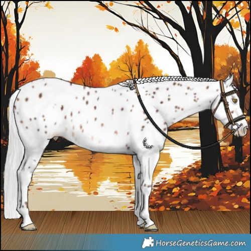 Horse Color:White Spotted Silver Brown Mushroom Splash Leopard Rabicano 