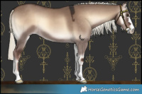 Horse Color:Liver Red Dun Onyx Mushroom 