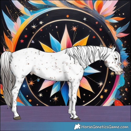 Horse Color:Liver Chestnut Sabino 