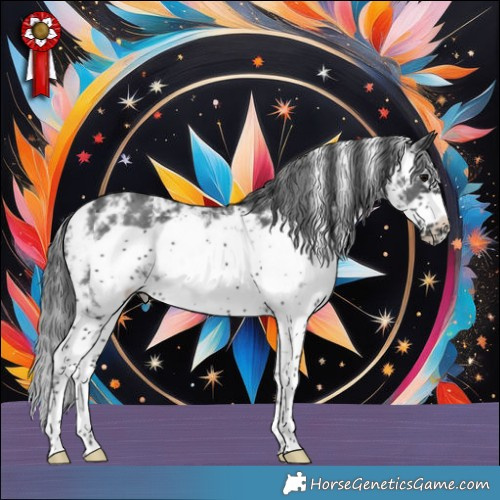 Horse Color:Black Sabino Frame 
