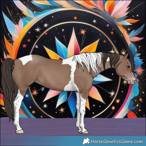 Horse Color:Classic Champagne Tobiano 