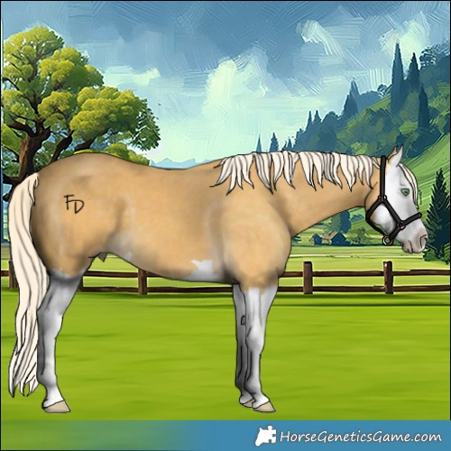 Horse Color:Palomino Splash 