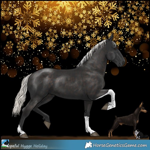 Horse Color:Liver Chestnut Mushroom Tobiano 