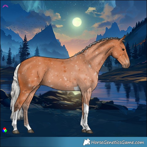 Horse Color:Silver Bay Tobiano 