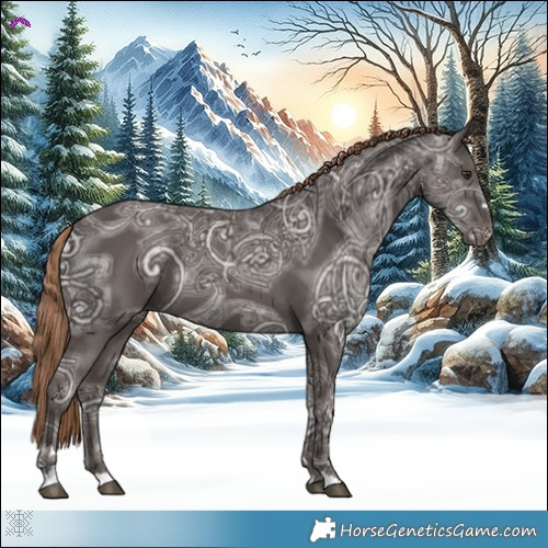 Horse Color:Liver Chestnut Ice 
