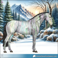 Horse Color:Smoky Black Ice 