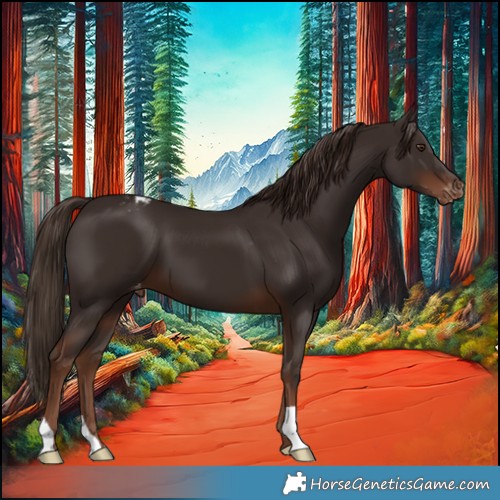 Horse Color:Liver Chestnut Appaloosa 