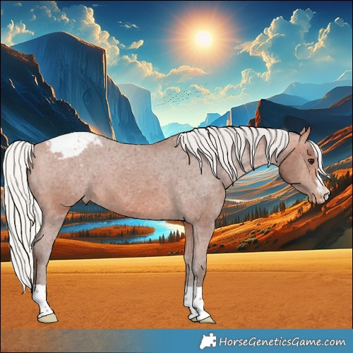 Horse Color:Silver Bay Appaloosa 