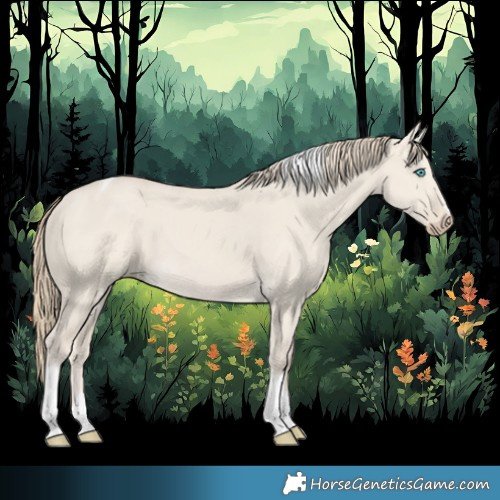 Horse Color:Smoky Creme Dun Tobiano 