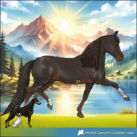 Horse Color:Liver Chestnut  and Liver Chestnut 