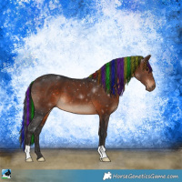 Horse Color:Painted Brown 
