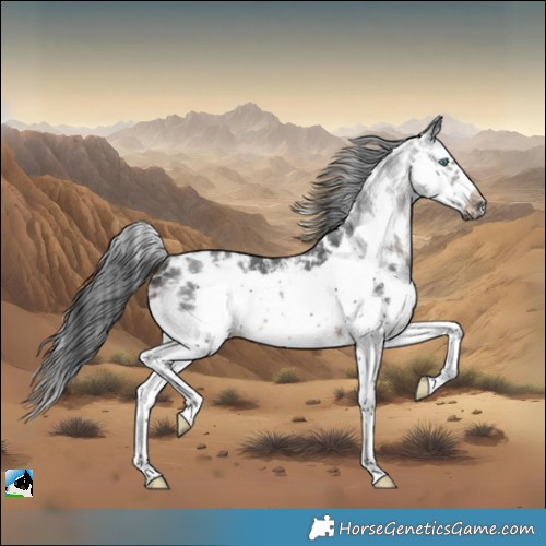 Horse Color:Brown Sabino Splash Frame Rabicano 