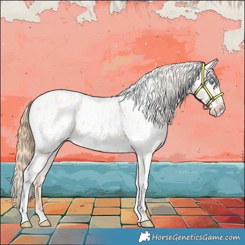 Horse Color:Gold Champagne Roan Dun Splash Tobiano Frame Blanket Rabicano 