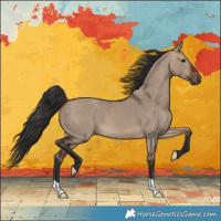 Horse Color:Brown Dun 
