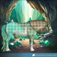 Horse Color:Plaid  Liver Red Dun Sabino Rabicano Brindle 