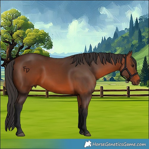 Horse Color:Bay 