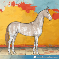 Horse Color:Liver Red Dun Sabino 