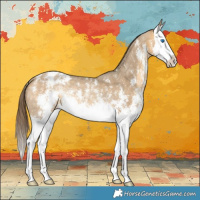 Horse Color:Sable Cream Champagne Sabino Splash Varnish Rabicano 
