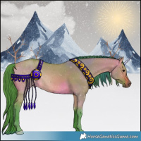 Horse Color:Watercolor Bay Dun