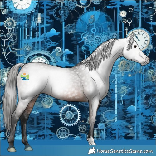 Horse Color:Gray Bay 