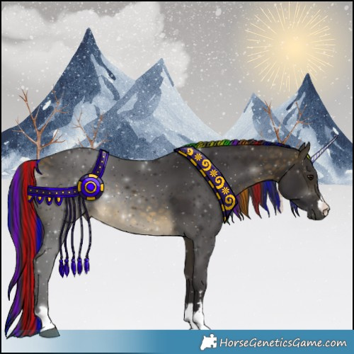 Horse Color:Painted Buckskin 