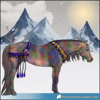 Horse Color:Nacre Buckskin