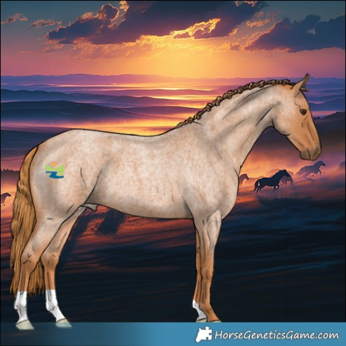 Horse Color:Red Roan 