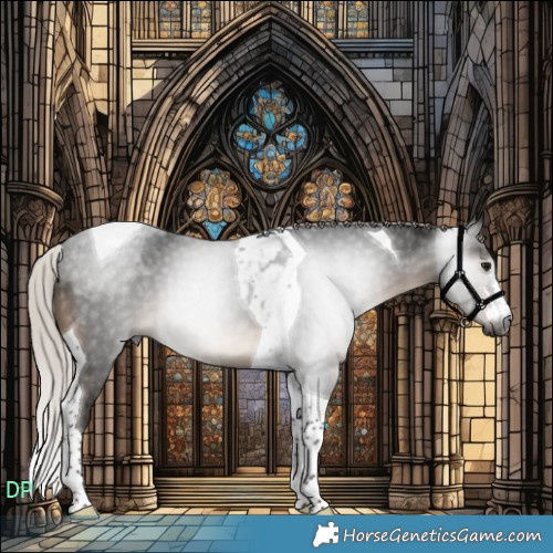 Horse Color:Gray Silver Brown Tobiano 