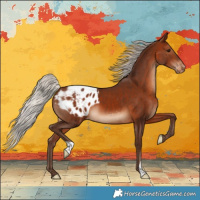 Horse Color:Silver Bay Appaloosa 