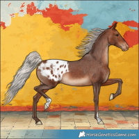 Horse Color:Silver Bay Appaloosa 